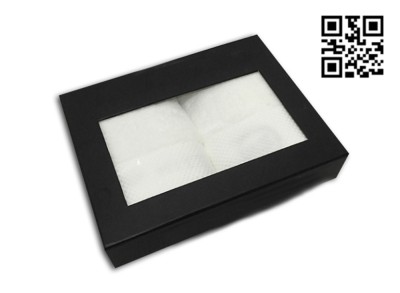 TWLP002  Order towel box  design hot LOGO towel box towel box garment factory side view